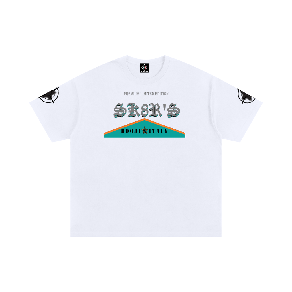 BOOJI ITALY SK8R'S COLLECTION LABEL OVERSIZED COTTON T-SHIRT