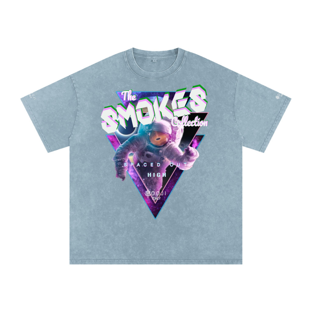 BOOJI ITALY "SMOKES COLLECTION" SNOW WASHED T-SHIRT