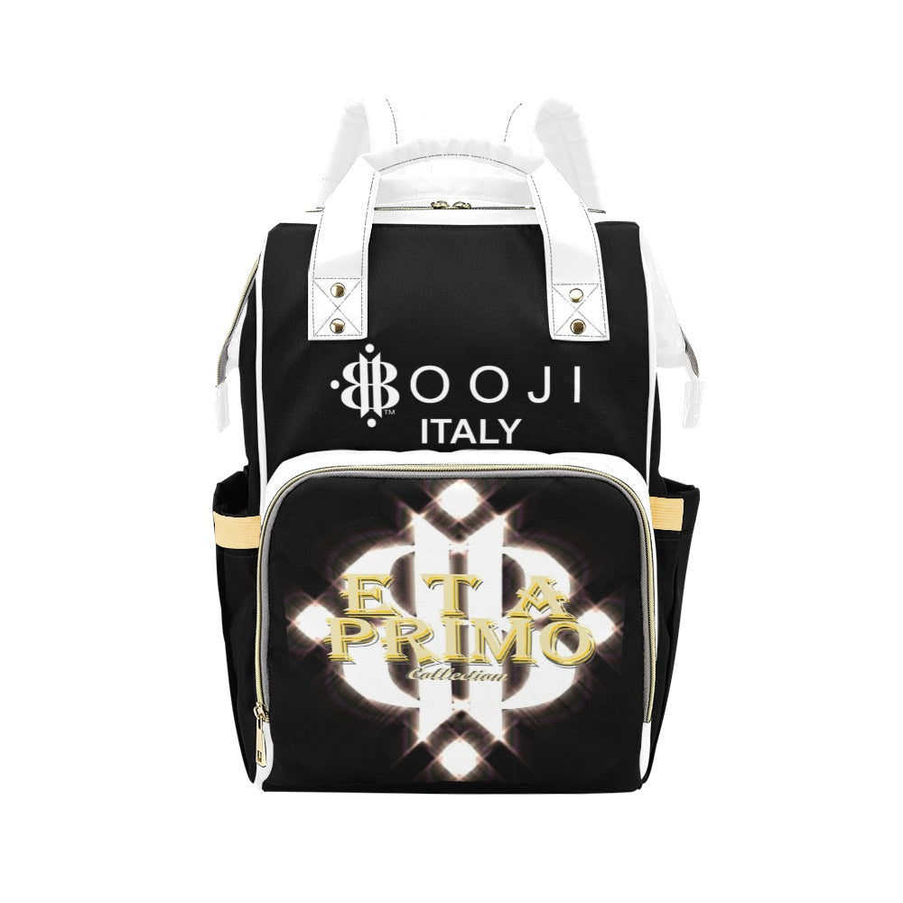 BOOJI ITALY ETA PRIMO COLLECTION CANVAS & LEATHER DELUXE BACKPACK
