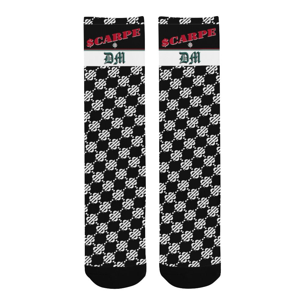 BOOJI ITALY SCARPE DM COLLECTION MEN'S LOGO PATTERN TUBE SOCKS