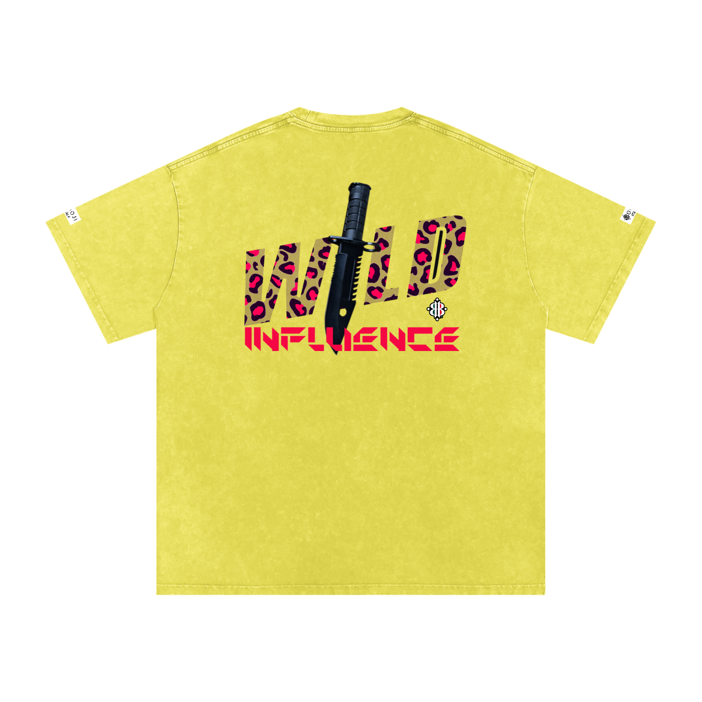 BOOI ITALY WILD INFLUENCE KNIFED SNOW WASHED T-SHIRT