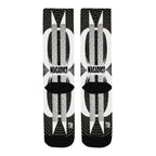 BOOJI ITALY MAGADIGS COLLECTION BLACK TUBE SOCKS