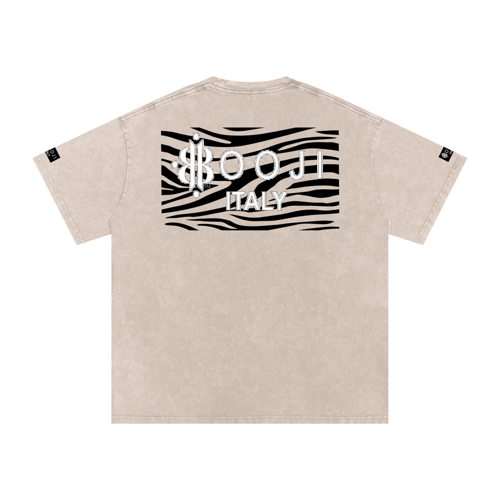 BOOJI ITALY "WILD INFLUENCE" SNOW WASHED T-SHIRT