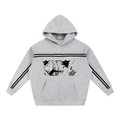 BOOJI ITALY WINGED 4 EVER $ LOGO MEN'S SUNFADED FLEECE HOODIE