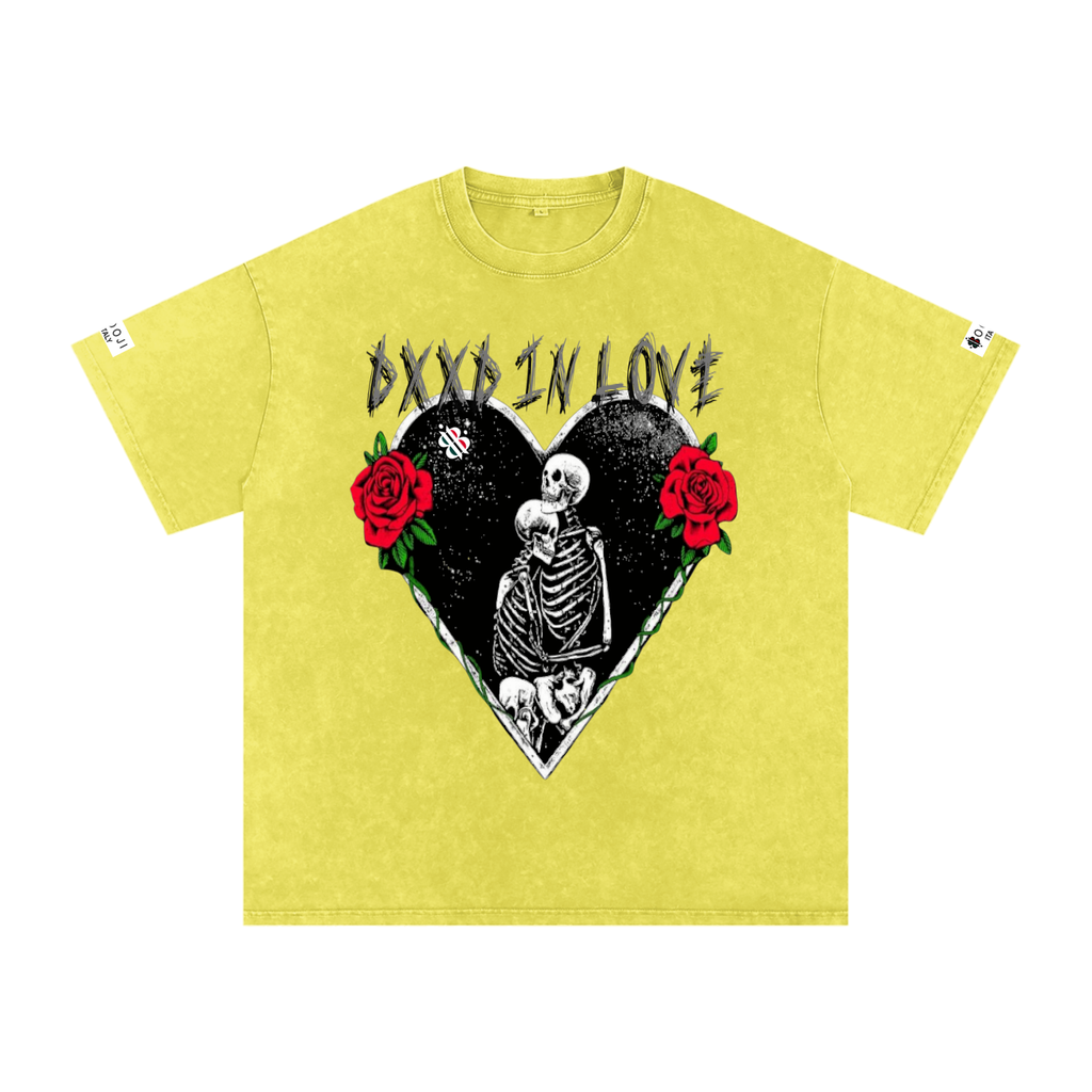 BOOJI ITALY "DXXD IN LOVE" SNOW WASHED T-SHIRT