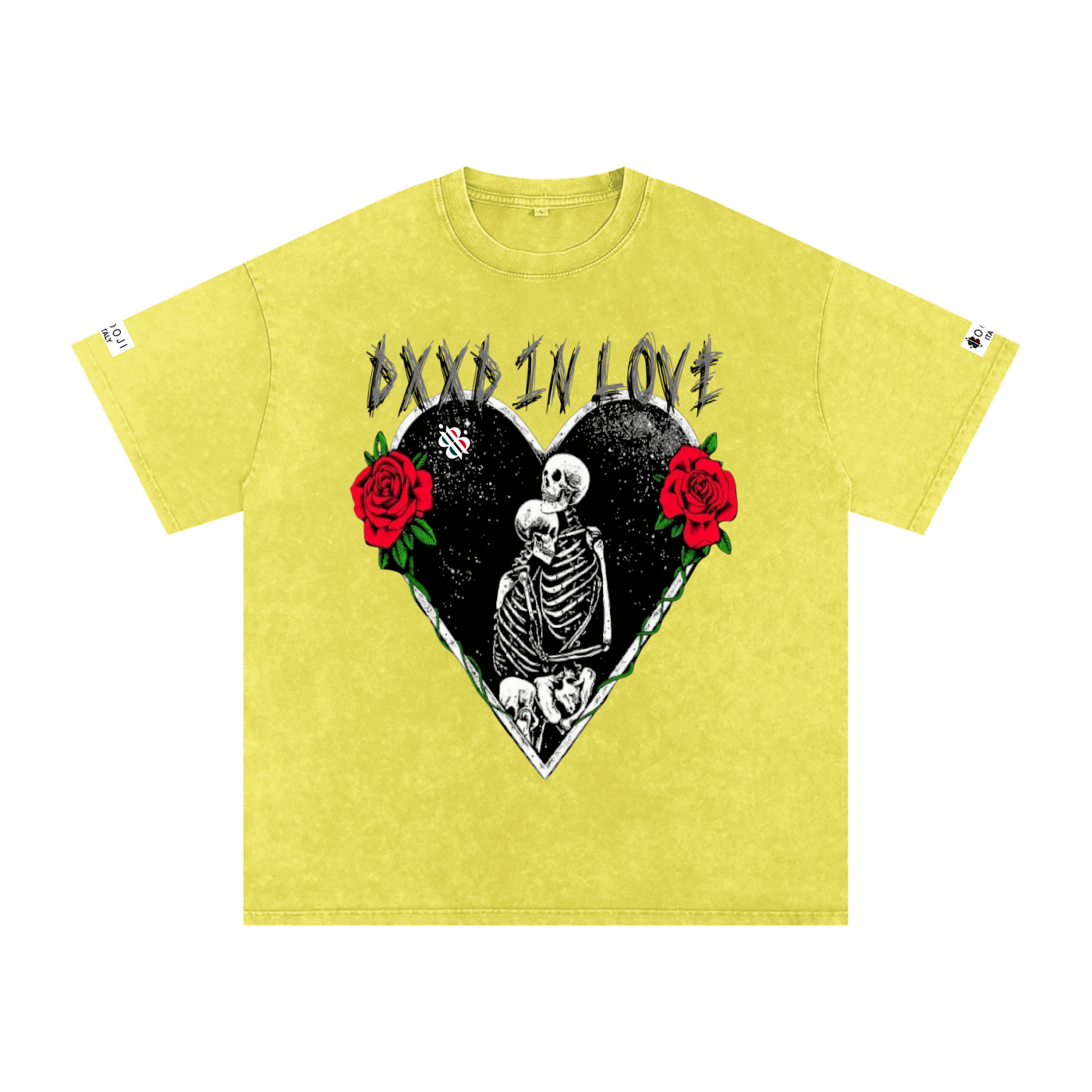 BOOJI ITALY "DXXD IN LOVE" SNOW WASHED T-SHIRT
