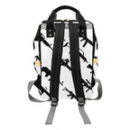 BOOJI ITALY CLICK BANG COLLECTION WHITE DELUXE BACKPACK