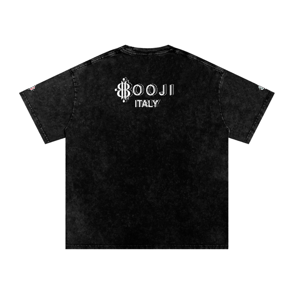 BOOJI ITALY BE A WAVE BEHAVE SNOW WASHED T-SHIRT