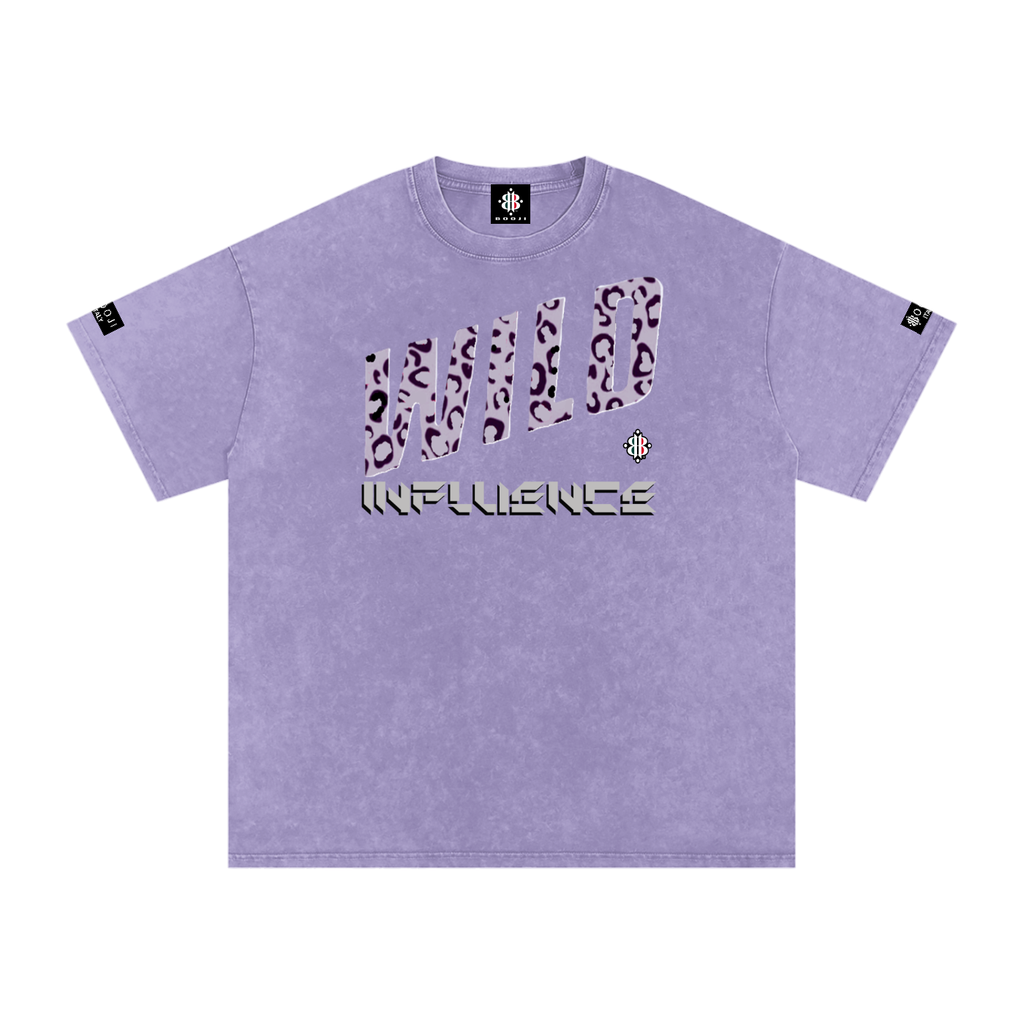 BOOJI ITALY WILD INFLUENCE COLLECTION SNOW WASHED T-SHIRT
