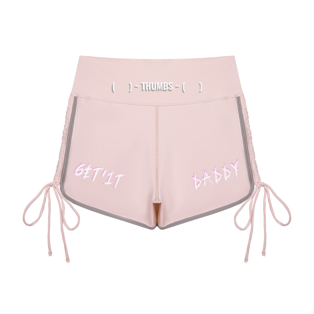 BOOJI ITALY BADDY COLLECTION WOMEN'S HIGH WAISTED SIDE BOW STRING SHORTS