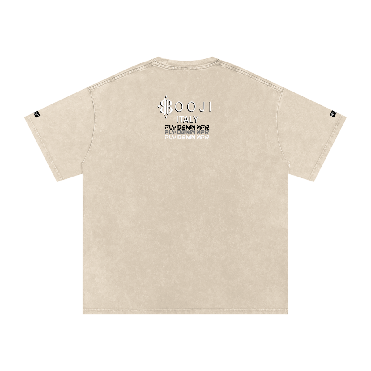 BOOJI ITALY FLY DENIM MFR. COLLECTION SNOW WASHED T-SHIRT