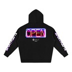 BOOJI ITALY OPEN SIGN COLLECTION COTTON  BLEND FLEECE HOODIE