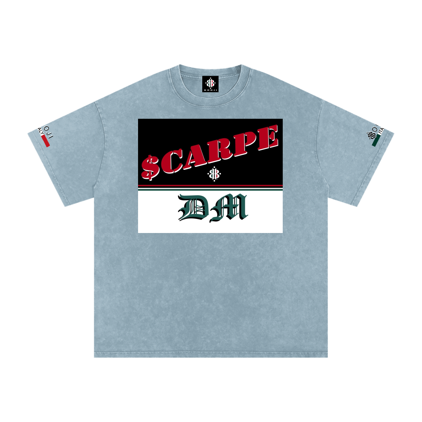 BOOJI ITALY SCARPE DM COLLECTION SNOW WASHED T-SHIRT