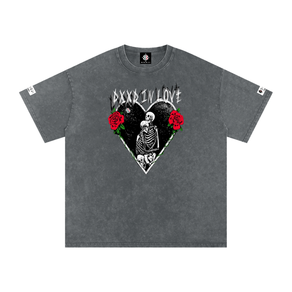 BOOJI ITALY DXXD IN LOVE SNOW WASHED T-SHIRT