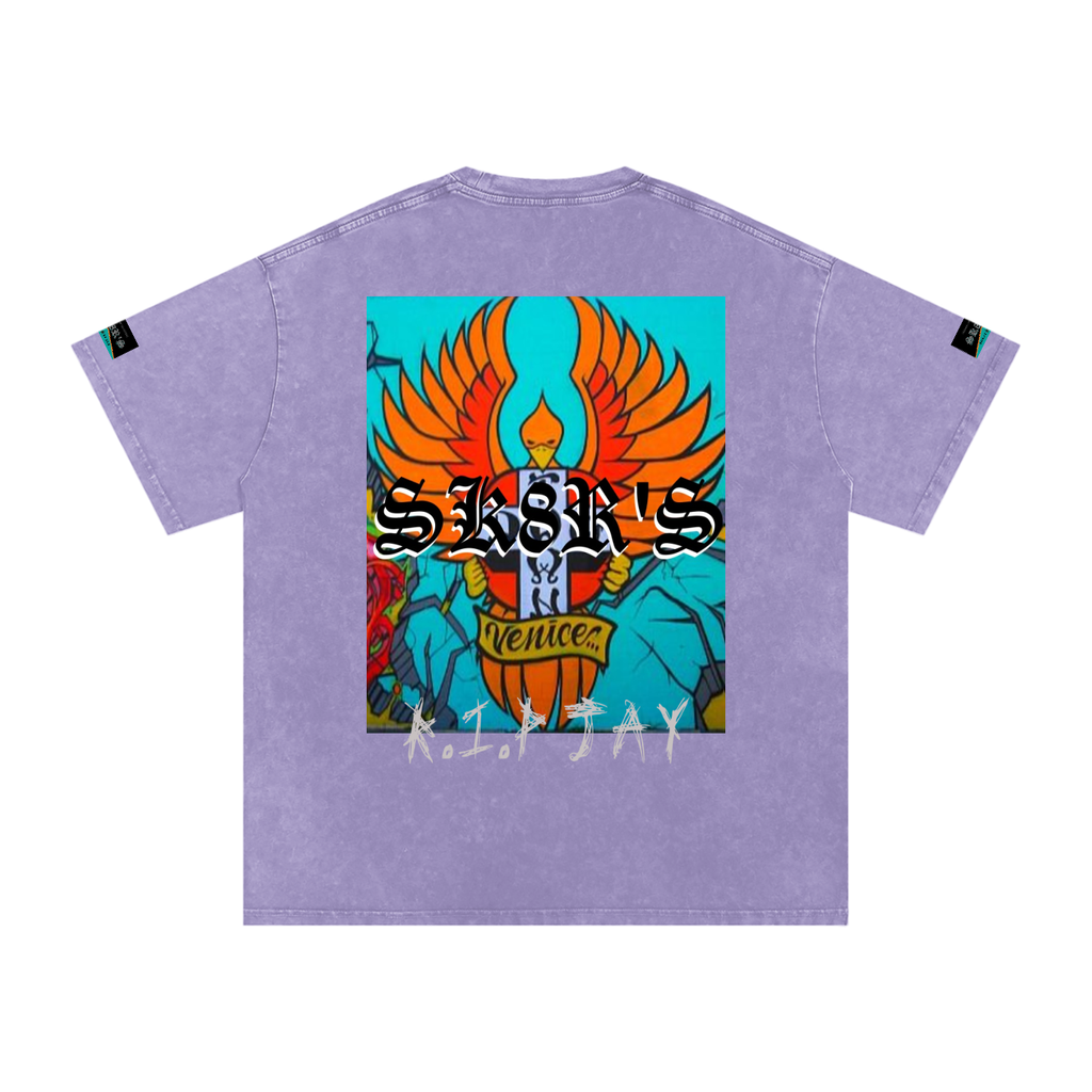 BOOJI ITALY SK8R'S COLLECTION SNOW WASHED T-SHIRT
