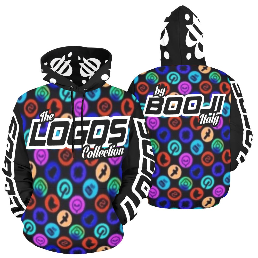 LOGOS INVERT LIMITED EDITION HOODIE Men's All Over Print Hoodie (USA Size) (Model H13)