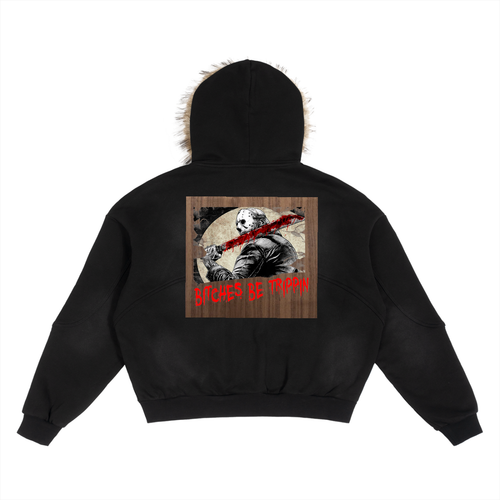 BOOJI ITALY B'S BE TRIPPIN DETACHABLE FUR HOOD WINTER JACKET