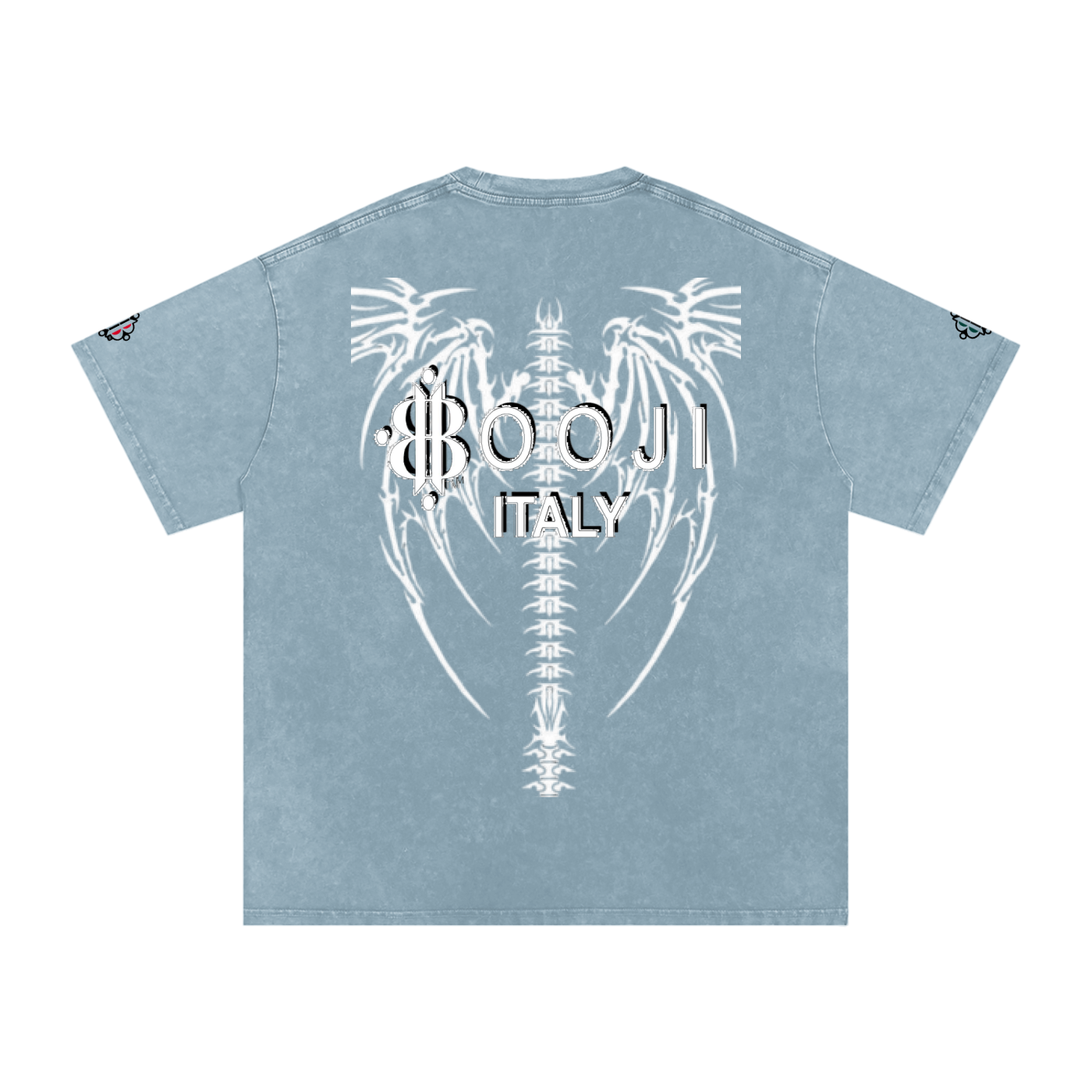 BOOJI ITALY "DXXD IN LOVE" LINE SNOW WASHED T-SHIRT