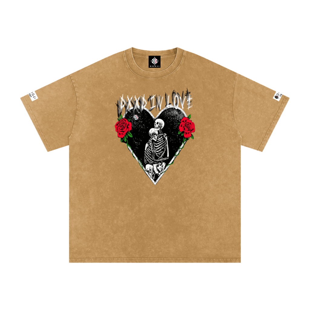 BOOJI ITALY DXXD IN LOVE SNOW WASHED T-SHIRT