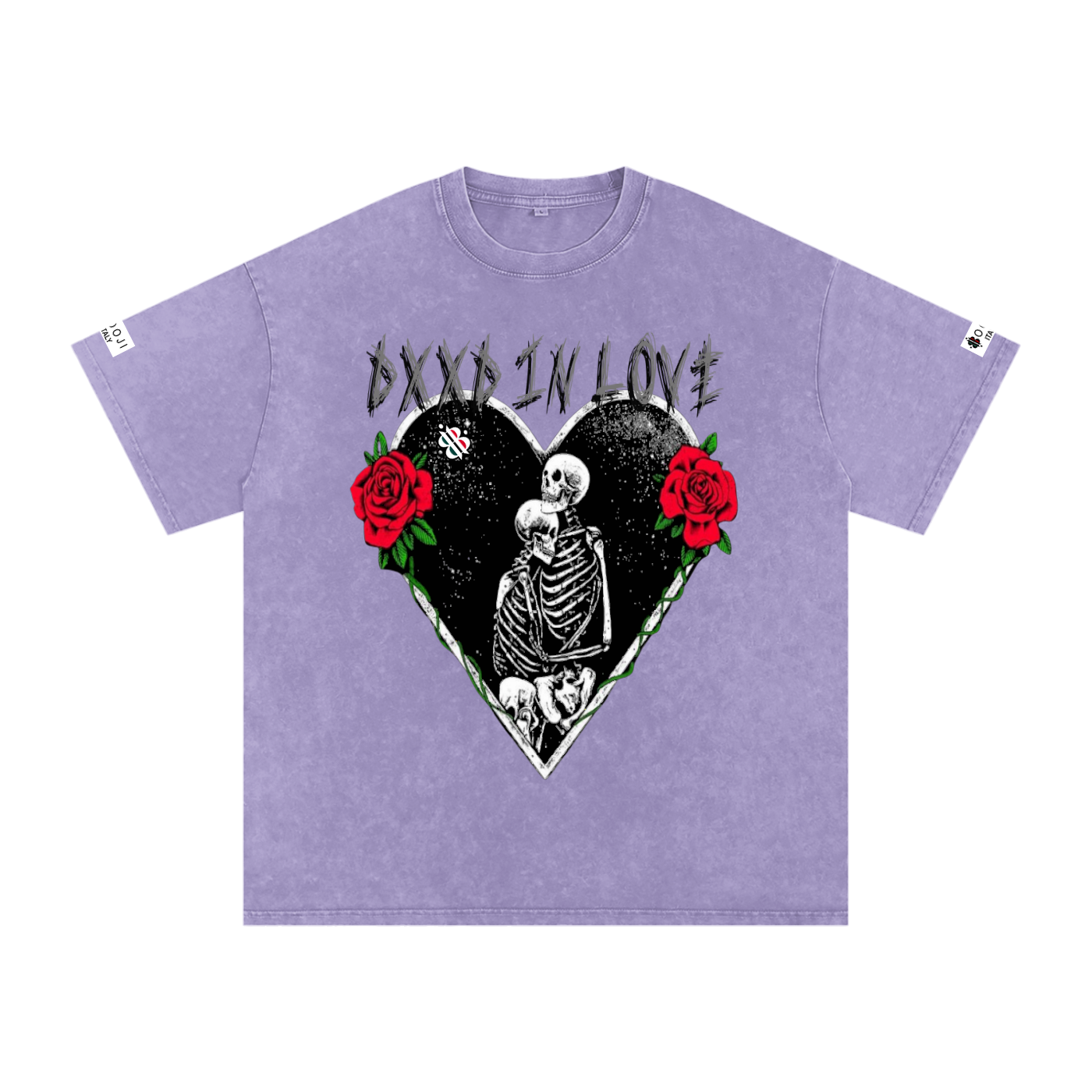 BOOJI ITALY "DXXD IN LOVE" SNOW WASHED T-SHIRT