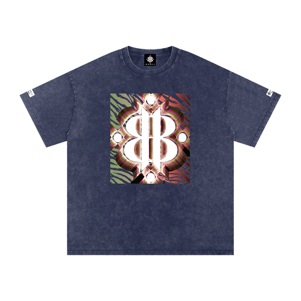 BOOI ITALY WILD INFLUENCE KNIFED SNOW WASHED T-SHIRT