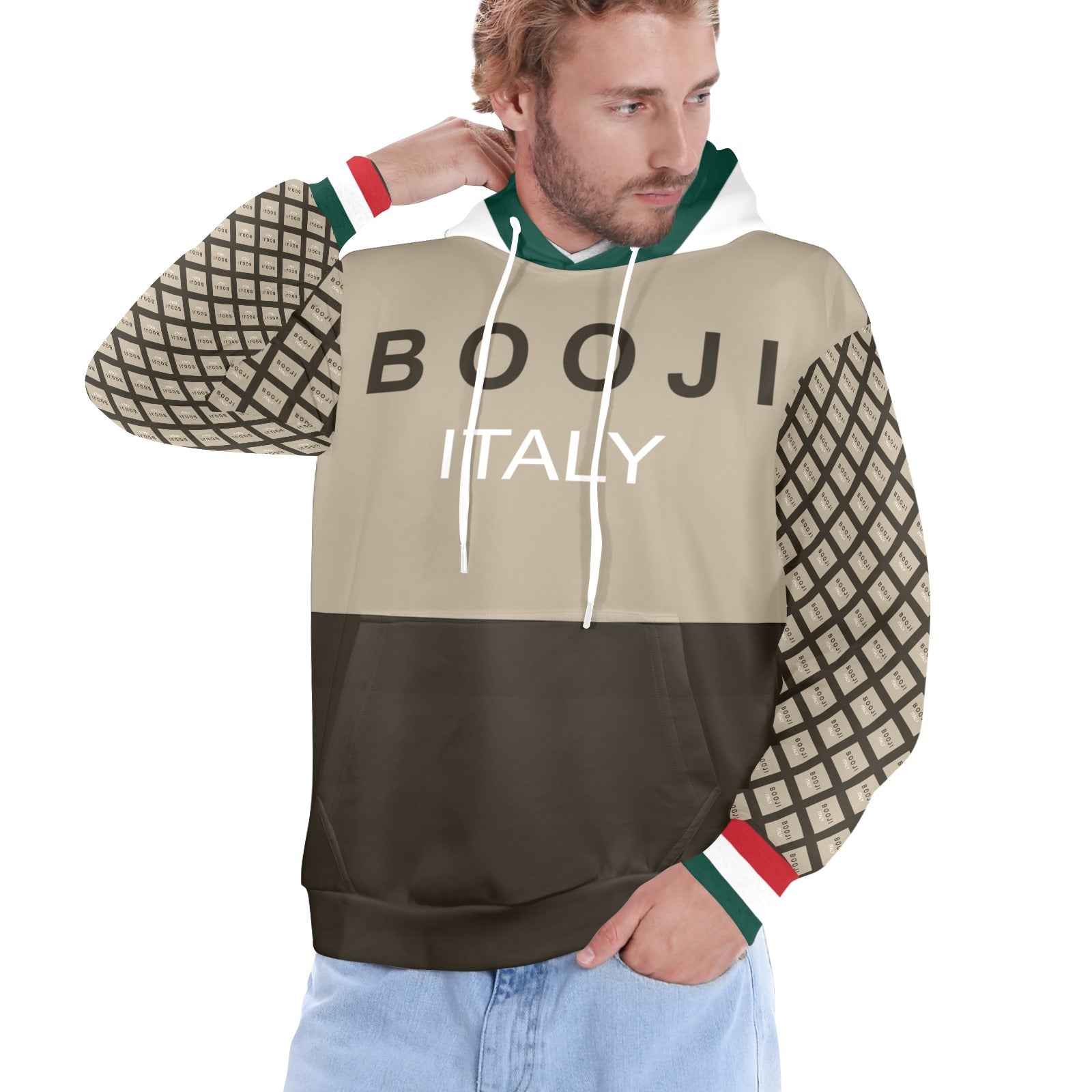 BOOJI GRAILS COLLECTION Men's All Over Print Hoodie (Model H61)