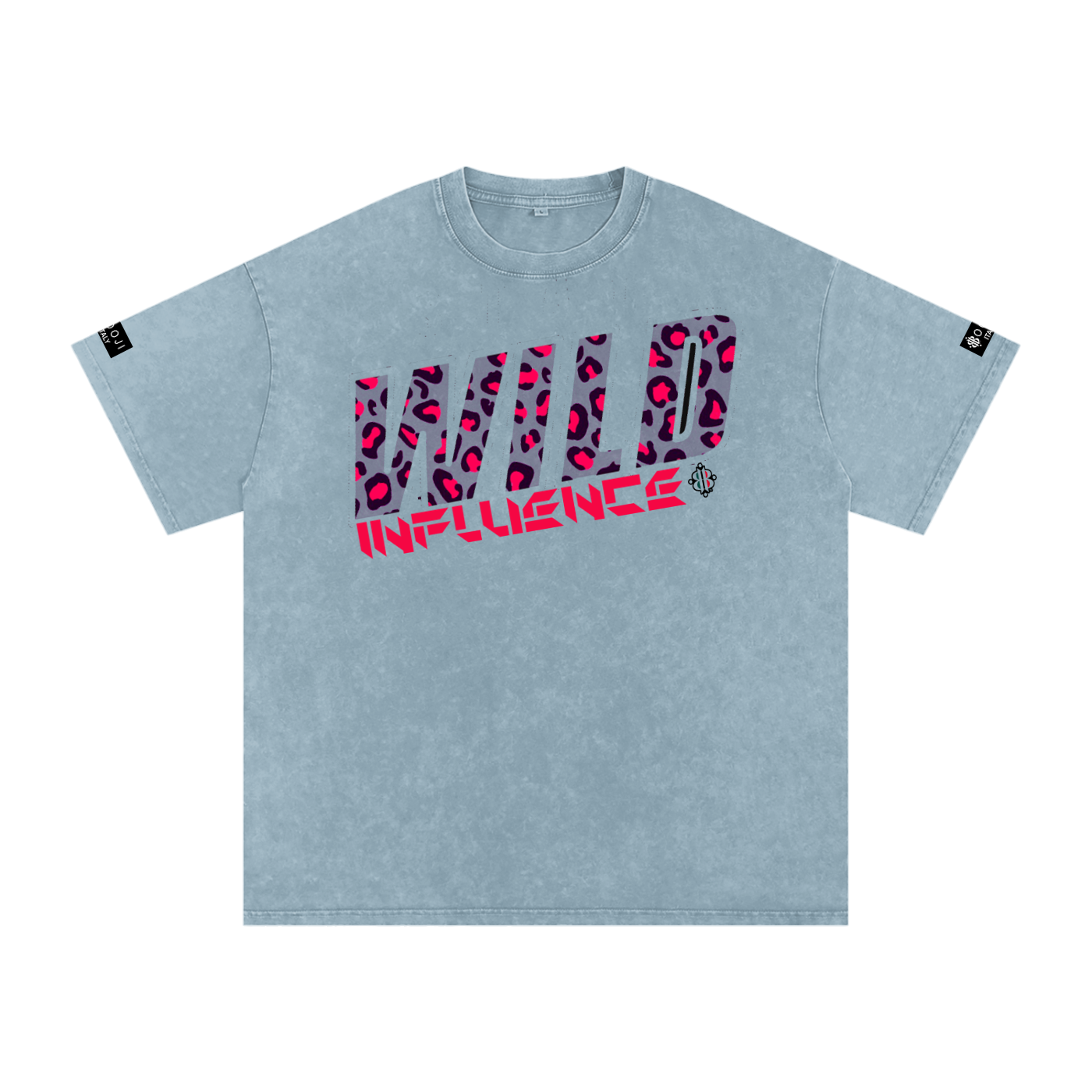 BOOJI ITALY "WILD INFLUENCE" SNOW WASHED T-SHIRT