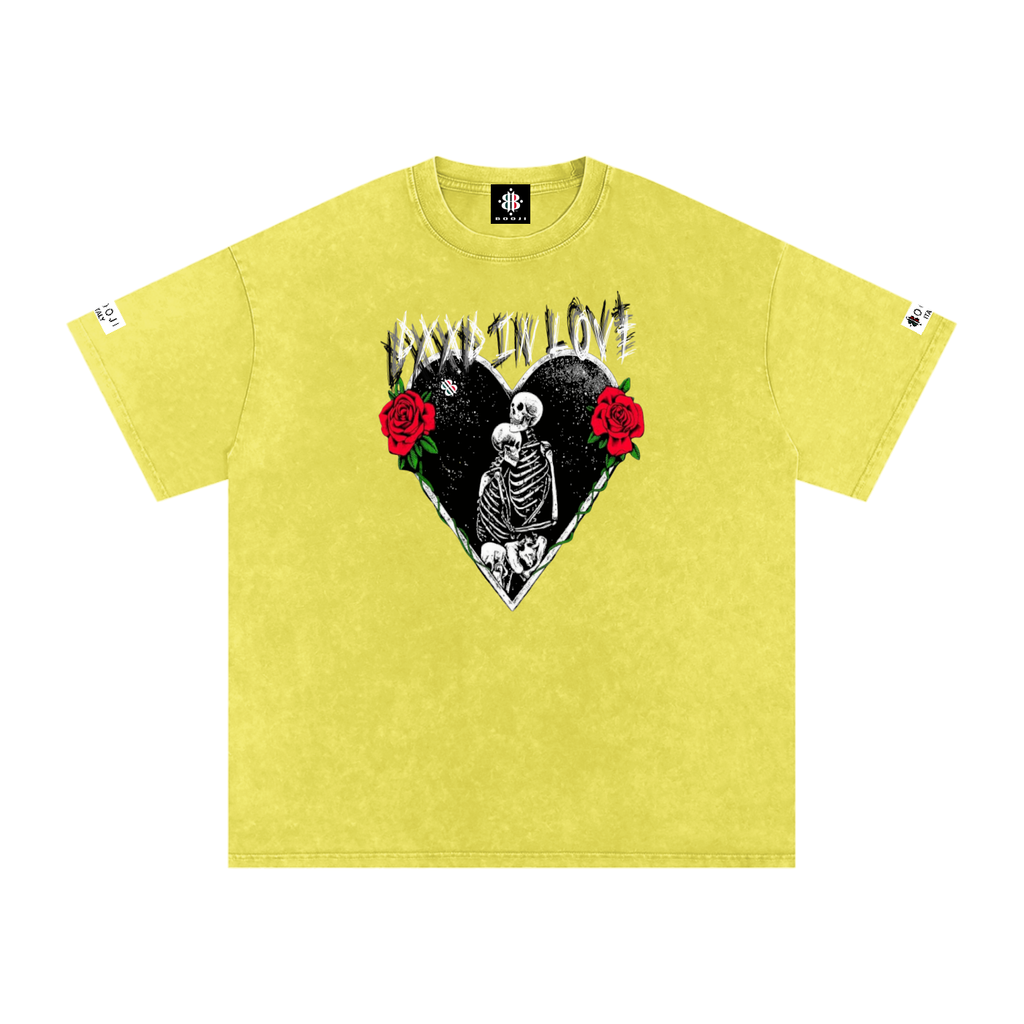 BOOJI ITALY DXXD IN LOVE SNOW WASHED T-SHIRT