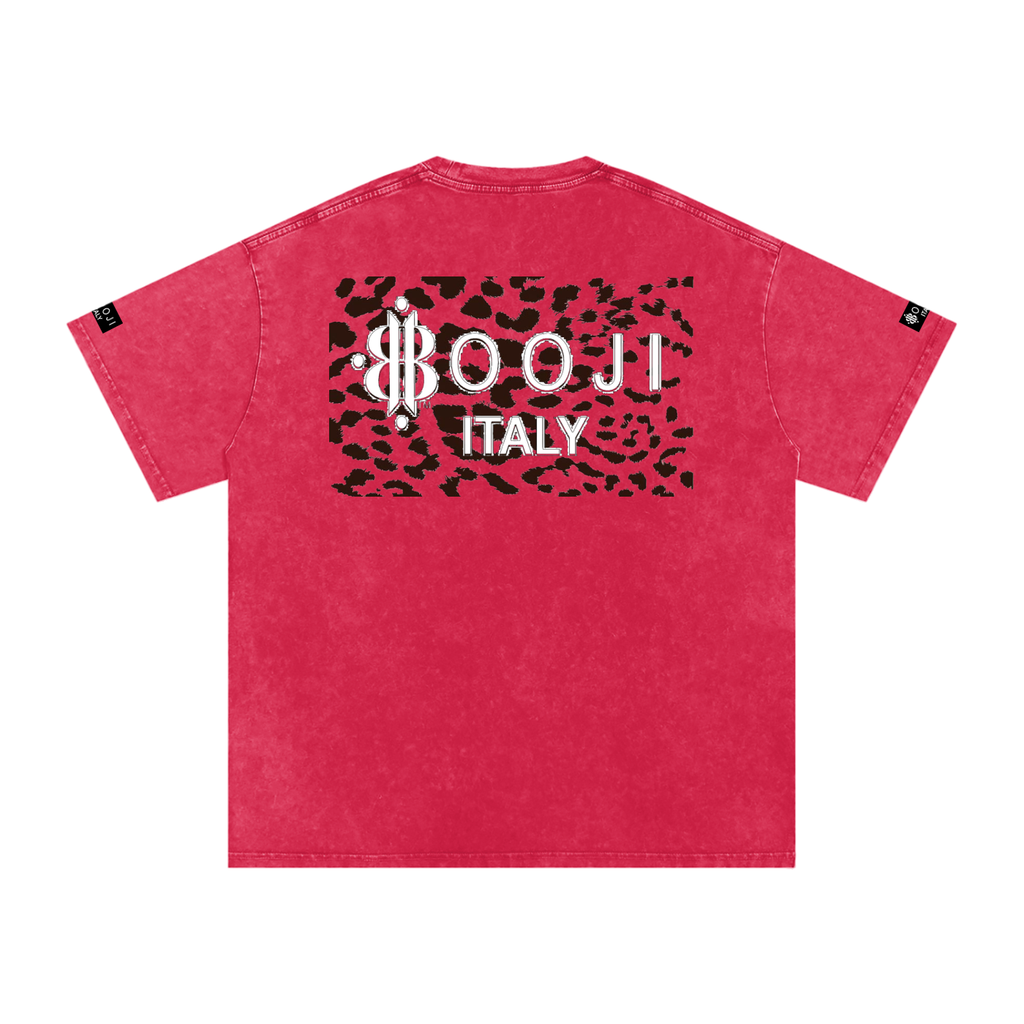 BOOJI ITALY "SAVAGE HEROES" SNOW WASHED T-SHIRT