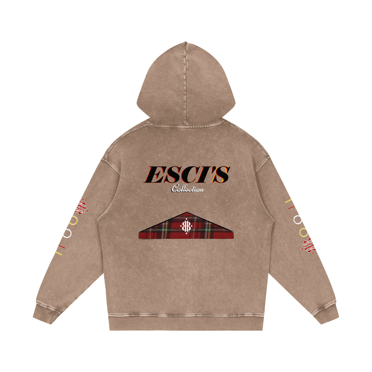 BOOJI ITALY ESCI'S COLLECTION  SNOW WASHED HOODIE