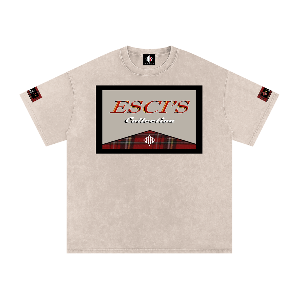 BOOJI ITALY ESCI'S COLLECTION SNOW WASHED T-SHIRT