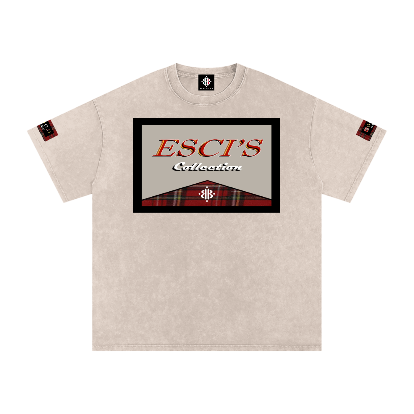 BOOJI ITALY ESCI'S COLLECTION SNOW WASHED T-SHIRT