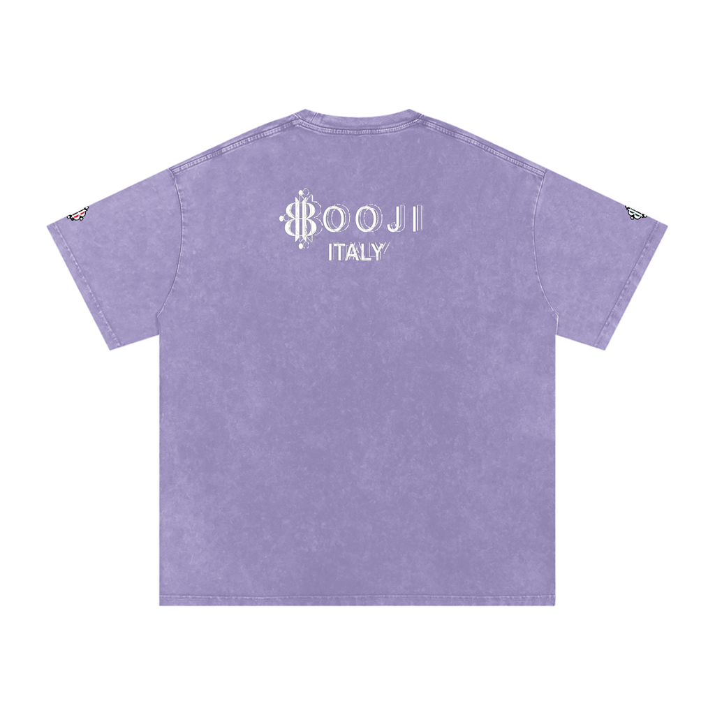 BOOJI ITALY BE A WAVE BEHAVE SNOW WASHED T-SHIRT