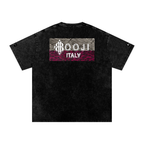 BOOJI ITALY WILD INFLUENCE COLLECTION SNOW WASHED T-SHIRT