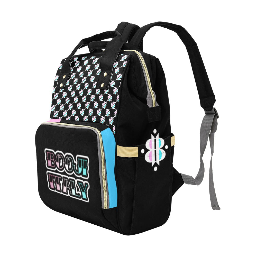BOOJI INVERTED LOGO PATTERN Multi-Function Backpack(Model1688)