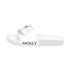 BOOJI ITALY MOLLYHOOD COLLECTION WOMEN'S WHITE SOLE SLIDES