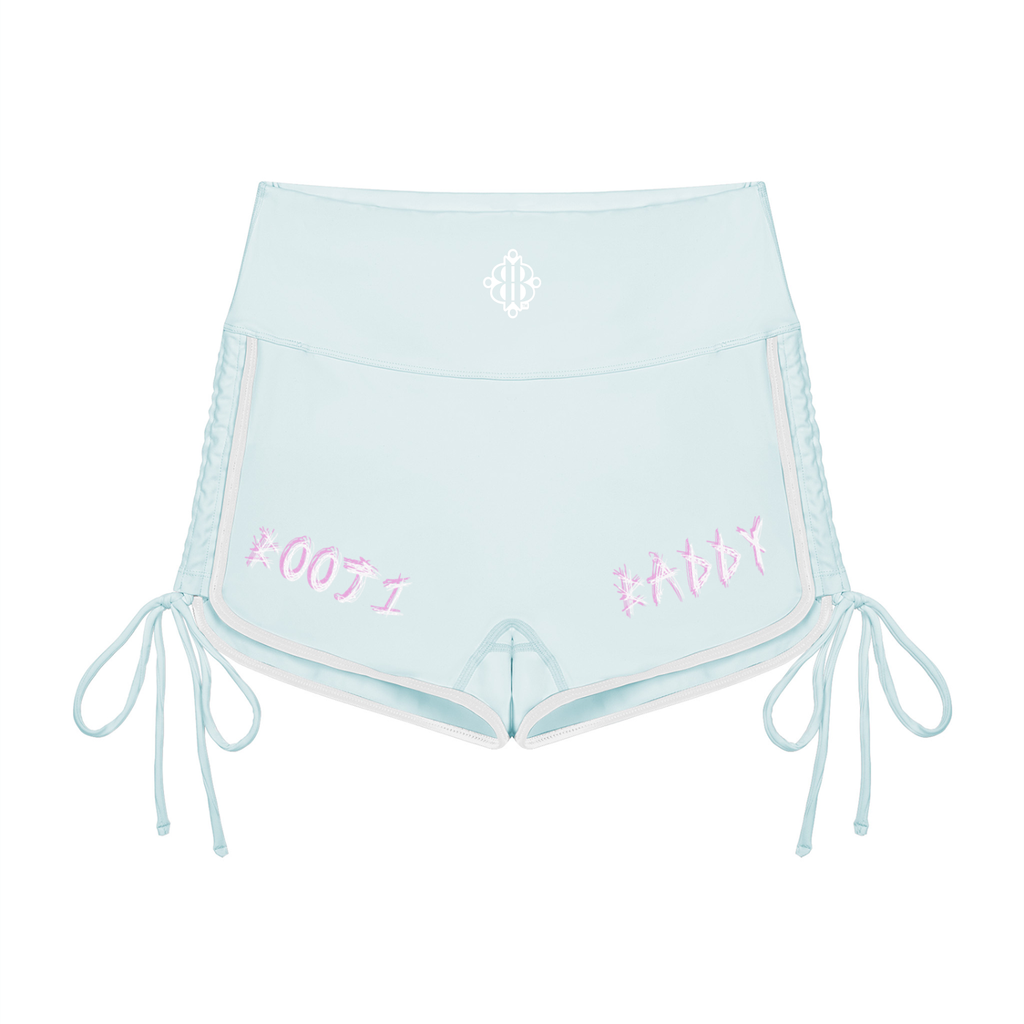 BOOJI ITALY BADDY COLLECTION WOMEN'S HIGH WAISTED SIDE BOW STRING SHORTS