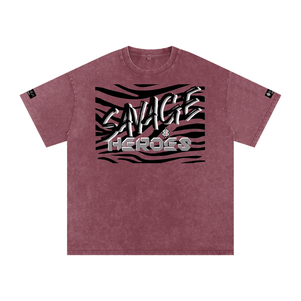 BOOJI ITALY "SAVAGE HEROES" SNOW WASHED T-SHIRT
