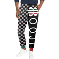 BOOJI LOGO PATTERN BLACK CASUAL TRACK PANTS