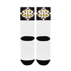 BOOJI ITALY ETA PRIMO COLLECTION WOMEN'S WHITE CREW SOCKS