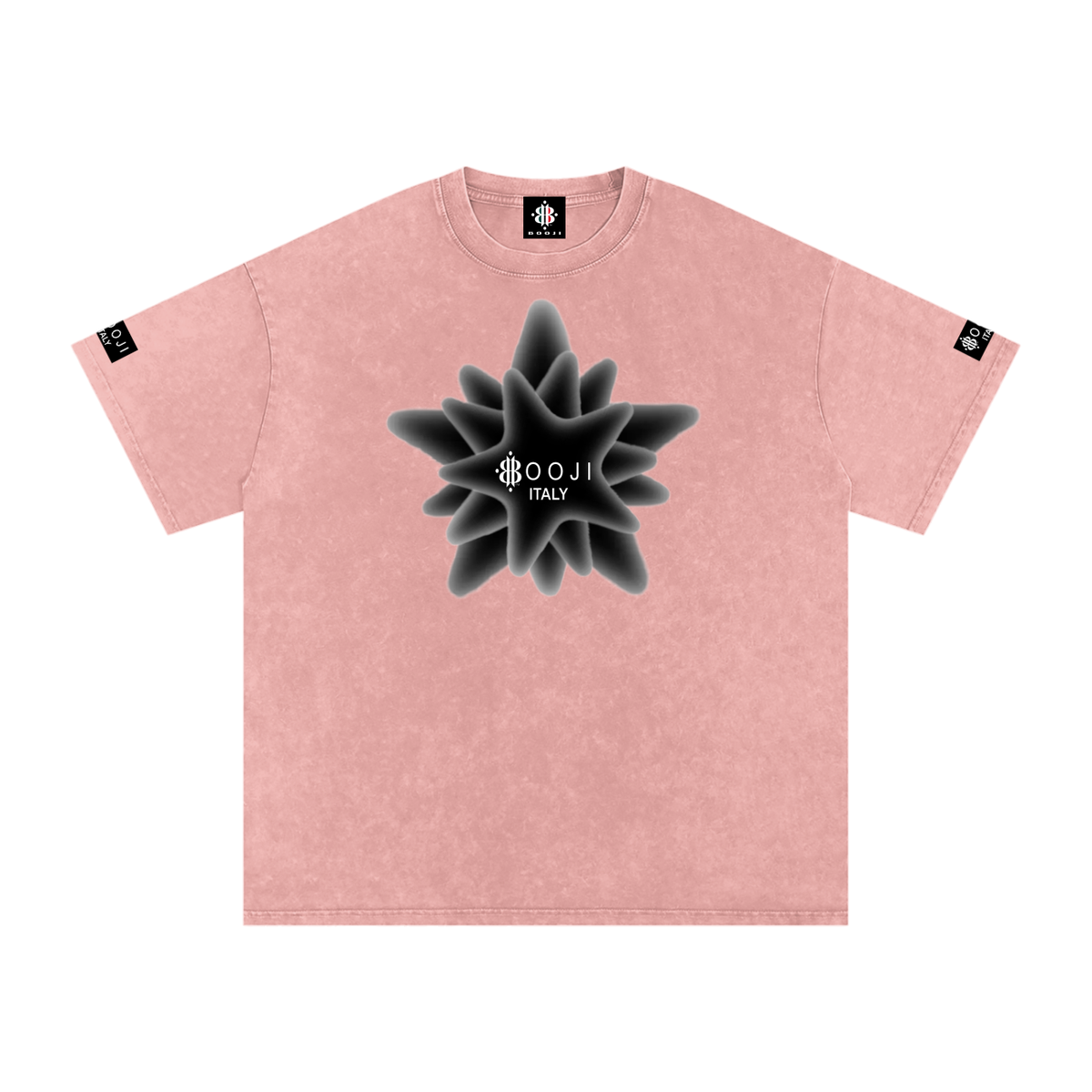 BOOJI ITALY MAGADIGS COLLECTION LOGO SNOW WASHED T-SHIRT