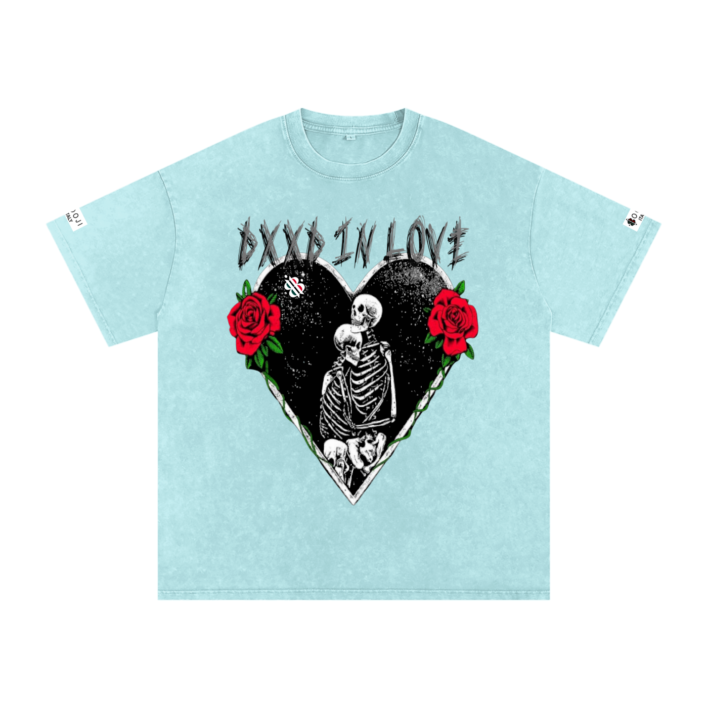 BOOJI ITALY "DXXD IN LOVE" SNOW WASHED T-SHIRT