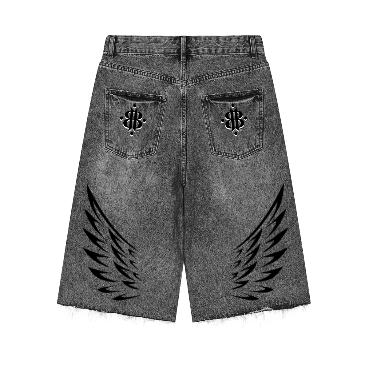 BOOJI ITALY FLY DENIM MFR. COLLECTION MEN'S WIDE LEG JORTS