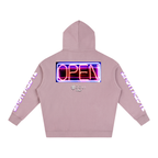 BOOJI ITALY OPEN SIGN COLLECTION COTTON  BLEND FLEECE HOODIE