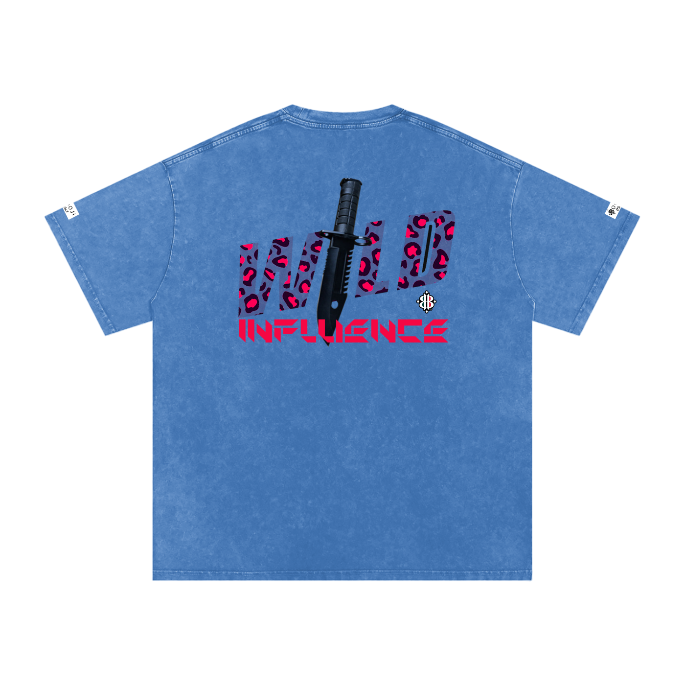 BOOI ITALY WILD INFLUENCE KNIFED SNOW WASHED T-SHIRT
