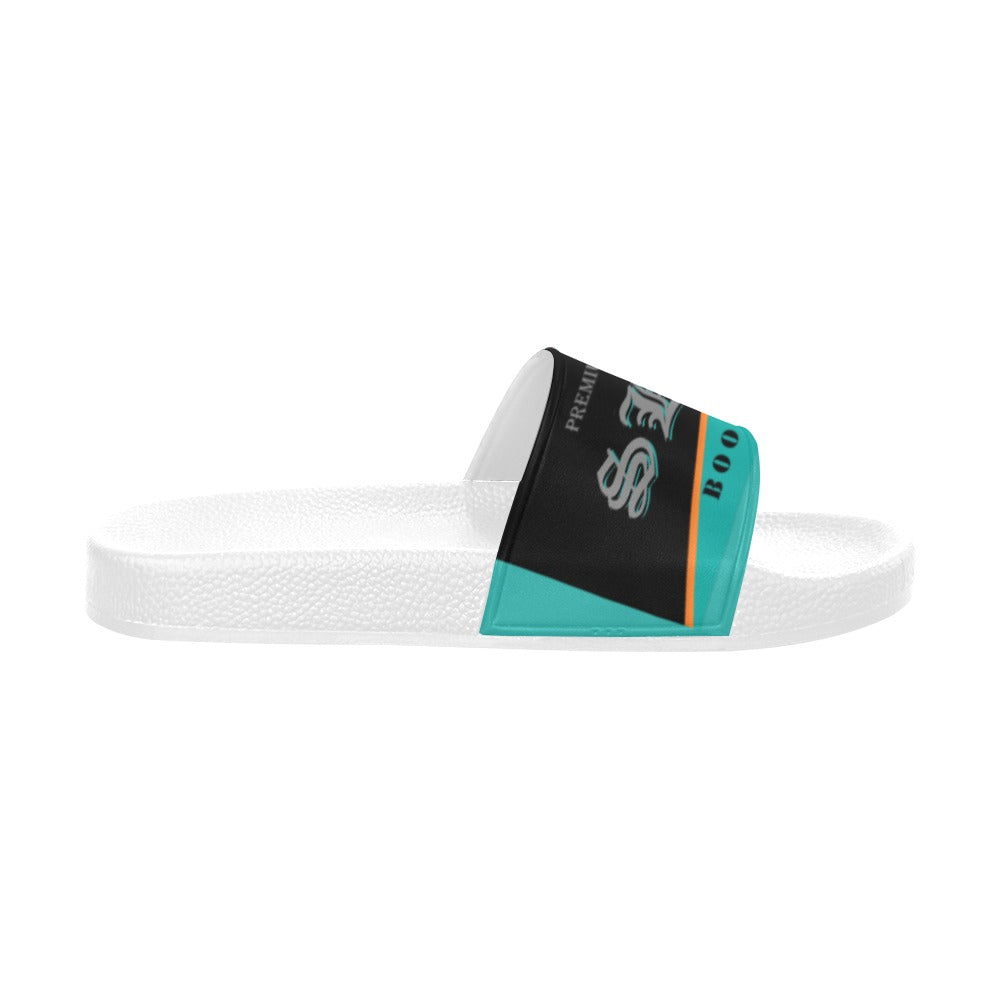 BOOJI ITALY SK8R'S COLLECTION MEN'S WHITE SOLE SLIDES