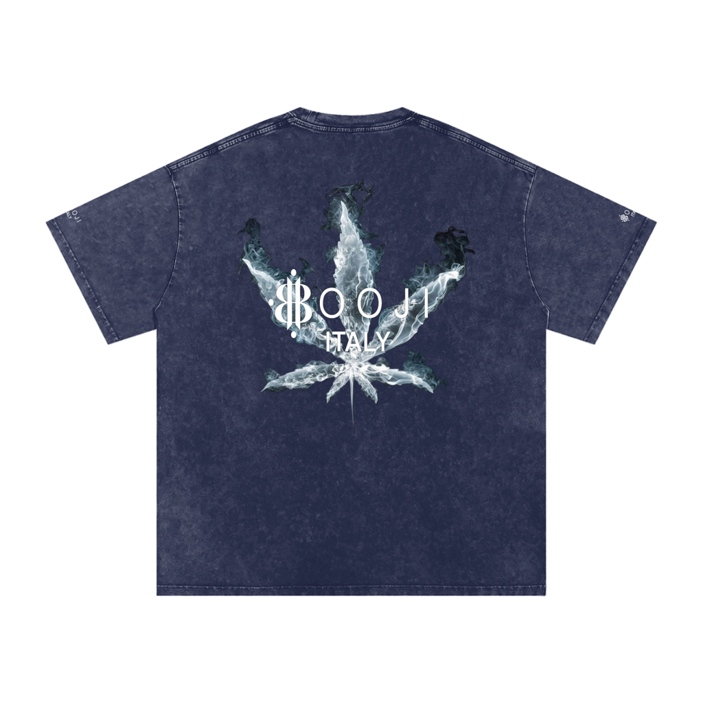 BOOJI ITALY "SMOKES COLLECTION" SNOW WASHED T-SHIRT