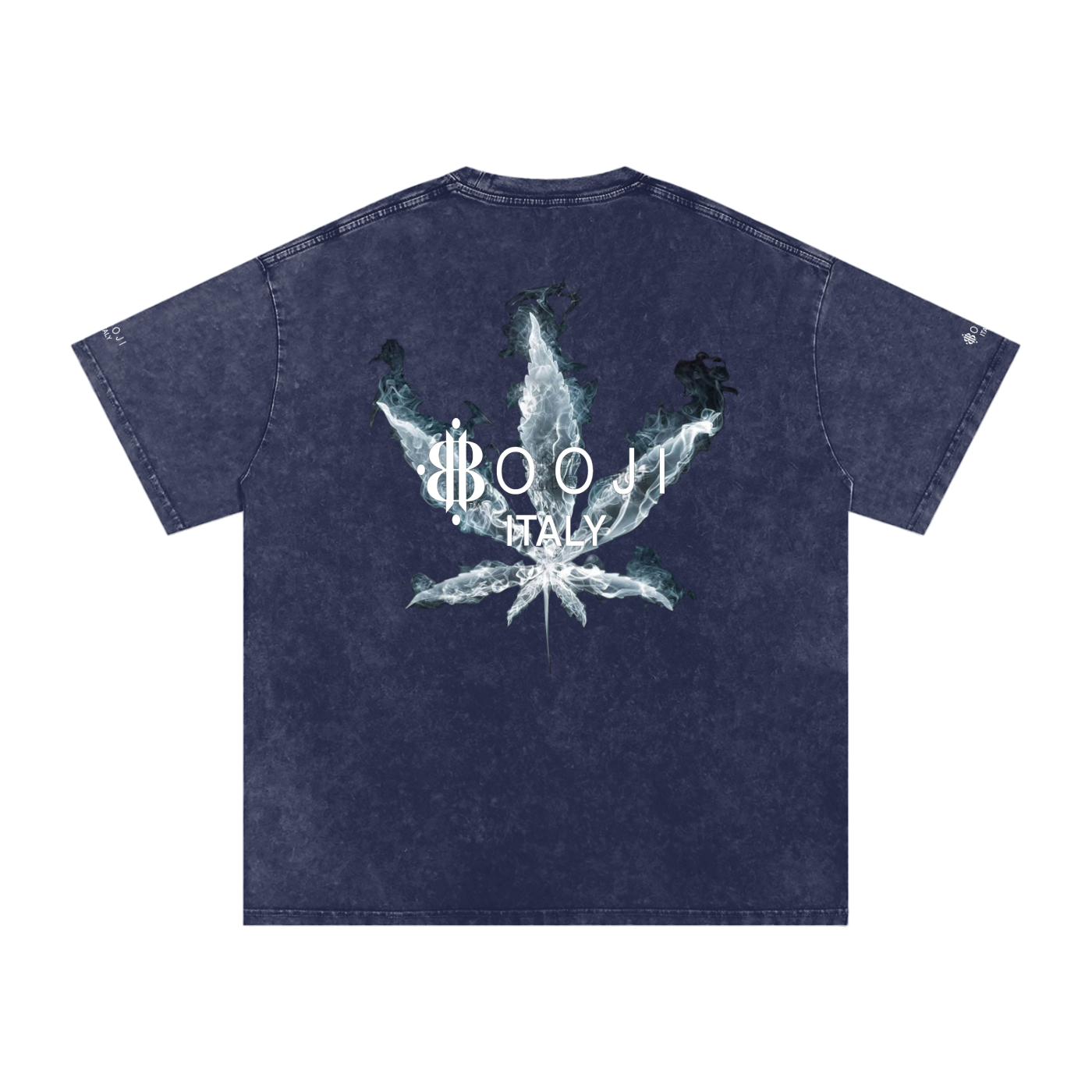 BOOJI ITALY "SMOKES COLLECTION" SNOW WASHED T-SHIRT