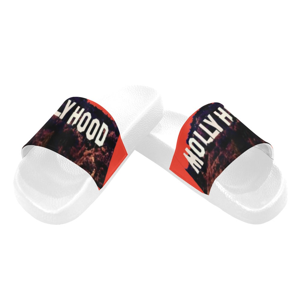 BOOJI ITALY MOLLYHOOD COLLECTION WOMEN'S WHITE SOLE SLIDES