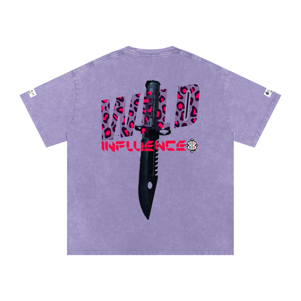 BOOJI ITALY "WILD INFLUENCE" LINE SNOW WASHED T-SHIRT
